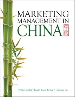Cover of Marketing Management: China Edition