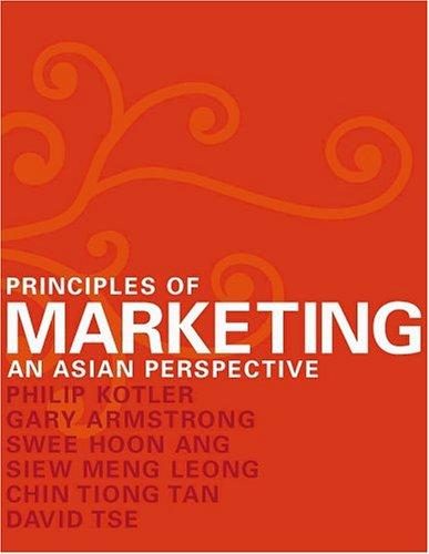 Cover of Principles of Marketing: An Asian Perspective