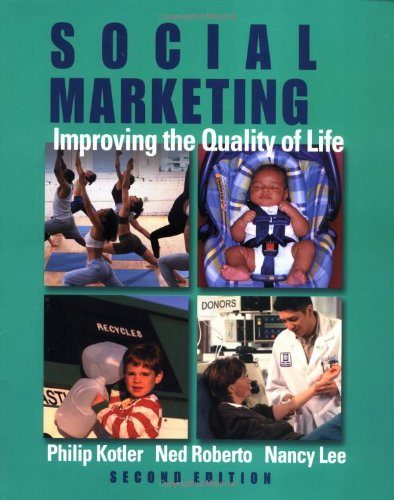 Cover of Social Marketing: Improving the Quality of Life