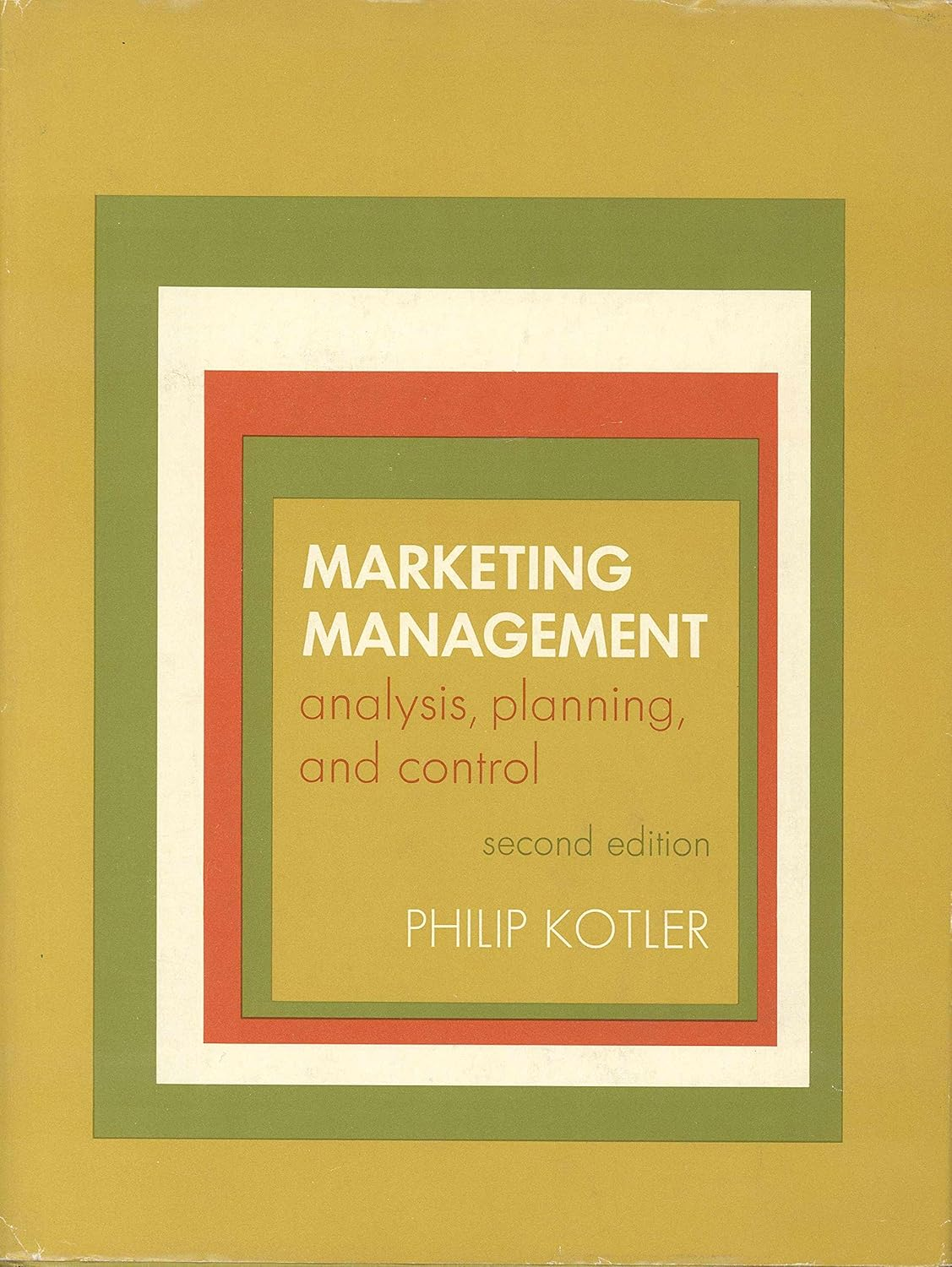 Cover of Marketing Management: Analysis, Planning, and Control